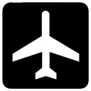 Free Air Airport Plan Icon