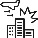 Free Air Bombing Strike Icon
