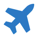 Free Airplane Flight Travel Icon