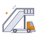 Free Airplane Stairs  Icon