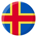 Free Aland Islands Flag Country アイコン