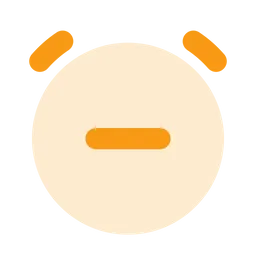 Free Alarm Subtract  Icon