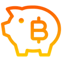 Free Alcancia Bitcoin Alcancia Bitcoin Icono