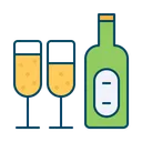 Free Alcohol Champagne Drink Icon