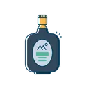 Free Alcohol Bottle Drink Icon