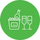 Free Alcohol Champagne Drink Icon