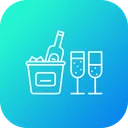 Free Alcohol Champagne Drink Icon