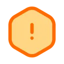 Free Alert Hexagon  Icon
