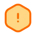 Free Alert Hexagon  Icon