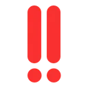 Free Exclamation Mark Flat Icon