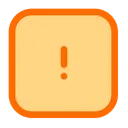 Free Alert Square Secure Warning Icon