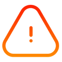 Free Alert Triangle Warning Alert Button Icône