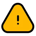 Free Alert Triangle Warning Alert Button Icon