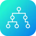 Free Algorithms Data Flow Icon