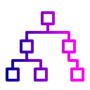 Free Algorithms Data Flow Icon