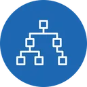 Free Algorithms Data Flow Icon