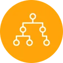 Free Algorithms Data Flow Icon