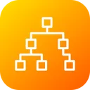 Free Algorithms Data Flow Icon