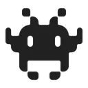 Free Monster High Contrast Icon