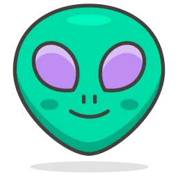 Free Alien Emoji Icon