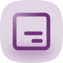 Free Aligner La Boite En Bas A Droite Icon