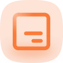 Free Aligner La Boite En Bas A Droite Icon