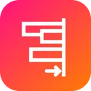 Free Align Right Edges Icon