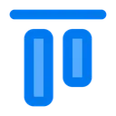 Free Align Top Alignment Vertical Icon