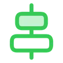 Free Align vertical  Icon
