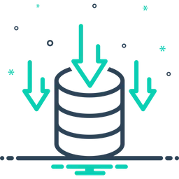 Free Almacenamiento de datos  Icono