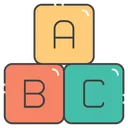 Free Alphabetic Blocks Primary Learning Abc Icon