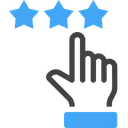 Free Alta Calificacion Revision Estrella Icono