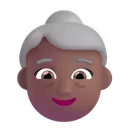 Free Frau Farbe Mitteldunkel Symbol
