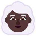 Free Weiss Haare Flach Symbol