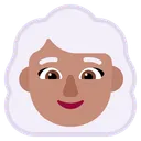 Free Weiss Haare Flach Symbol