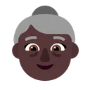 Free Frau Flach Dunkel Symbol