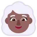 Free Weiss Haare Flach Symbol