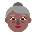 Free Frau Flach Mitteldunkel Symbol