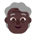 Free Person Flach Dunkel Icon