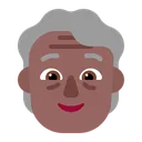 Free Person Flach Mitteldunkel Icon