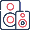 Free Alto Falante Sistema De Audio Musica E Multimidia Ícone