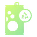 Free Aluminum Trash  Icon