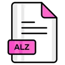 Free Alz File Format Icon