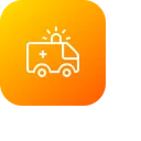 Free Ambulance Transportation Van Icon