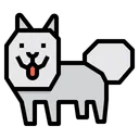Free American Eskimo Dog Animal Icon
