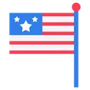 Free American Flag  Icon