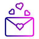 Free Amor Carta Envelope Icon