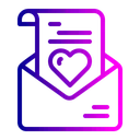 Free Amor Carta Envelope Icon