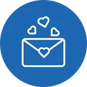 Free Amor Carta Envelope Icon