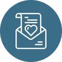 Free Amor Carta Envelope Icon